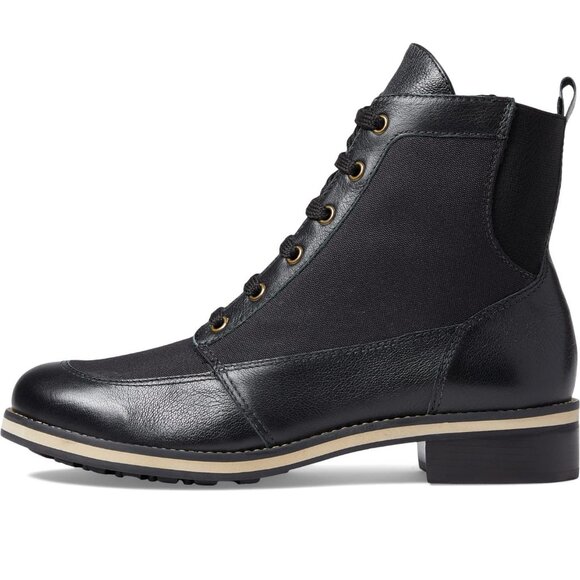 Walking Cradles Knox Black Leather/Canvas 8 M - Picture 4 of 8